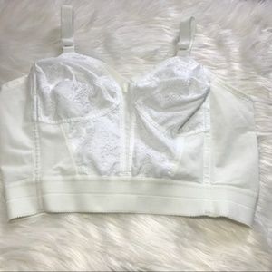 White Lace No Wire Shape wear Slimming Bra 38B